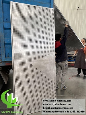 3D-metalen bekleding Aluminiumpanelen Metalen gevelsysteem Buitenversiering