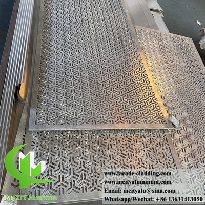CNC laser gesneden gesneden metalen paneel voor tuin hek aluminium scherm gebouw decoratie dikte 4 mm in China