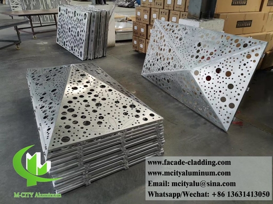 Metalen panelen voor buitendecoratie, waterdicht