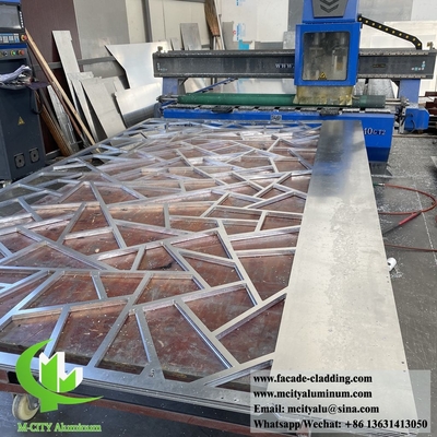 Metalen panelen voor buitendecoratie, waterdicht