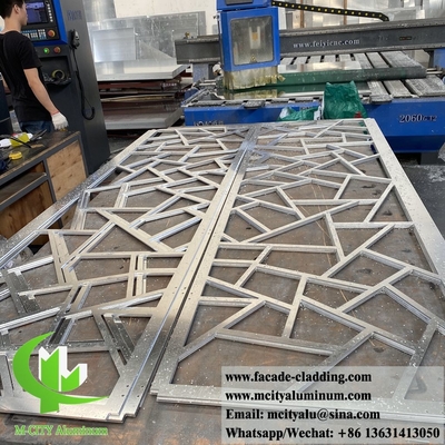 Metalen geperforeerd aluminiumpaneel voor gebouw gevelwandbekleding binnen- en buitenversiering