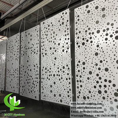 Geperforeerde aluminium gevels, metalen bekledingspanelen, decoratief scherm