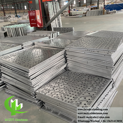 Foshan Laser gesneden metalen gevelpanelen met holle decoratieve ontwerpen voor gebouwwandbekleding