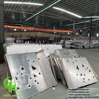 Foshan Laser gesneden metalen gevelpanelen met holle decoratieve ontwerpen voor gebouwwandbekleding
