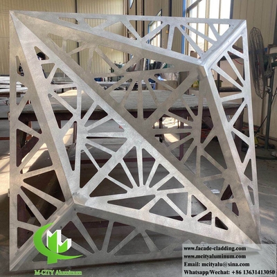 Solid aluminium bekleding met perforatie patronen van elke diameter kan worden geperst PVDF verf