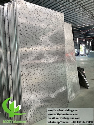 Solid aluminium bekleding met perforatie patronen van elke diameter kan worden geperst PVDF verf