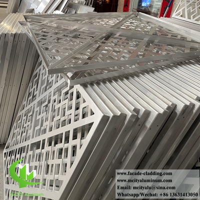 Laser gesneden metalen scherm aluminium panelen Chinese stijl traditioneel ontwerp holle patronen voor decoratie