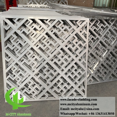 Laser gesneden metalen scherm aluminium panelen Chinese stijl traditioneel ontwerp holle patronen voor decoratie