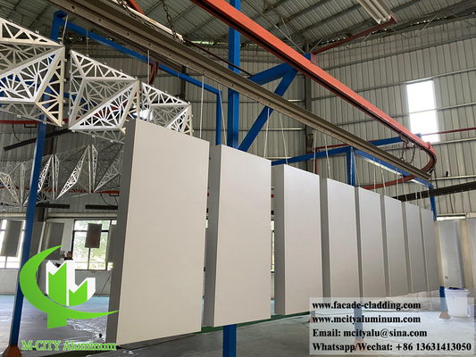 Laser gesneden metalen scherm aluminium bekleding duurzaam 15 jaar kleur garantie