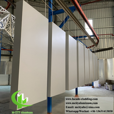 3D-ontwerp solide aluminium wand bekleding splinter kleur 3mm las buitenmuur gevel