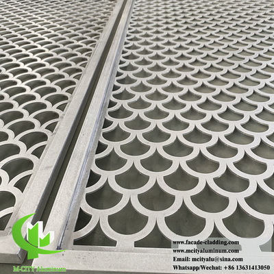 Laser gesneden metalen scherm aluminium bekleding duurzaam 15 jaar kleur garantie