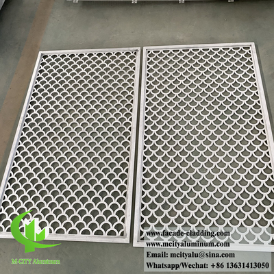 Metalen metalen scherm, met lasergesneden, van aluminium, voor de decoratie van ramen en wandbekleding