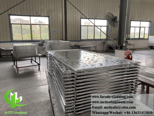 4 mm aluminium plaat met decoratieve patronen voor de decoratie van gevelbekleding van gebouwen