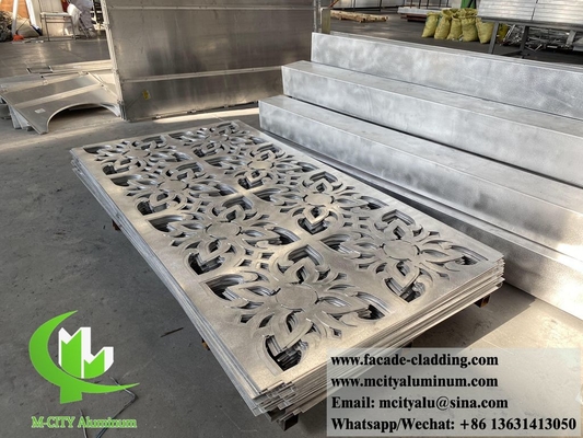 Lasergesneden aluminium bekledingsplaat voor metalen gevels voor buitenversiering van gevels van gebouwen