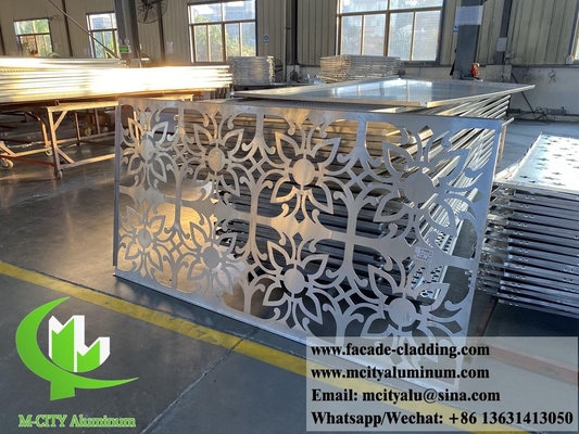 4 mm aluminium plaat met decoratieve patronen voor de decoratie van gevelbekleding van gebouwen