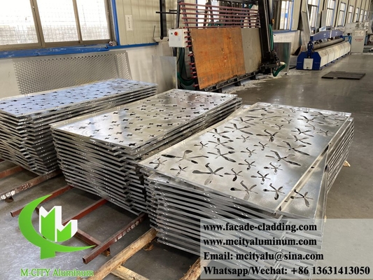 Lasergesneden aluminium bekledingsplaat voor metalen gevels voor buitenversiering van gevels van gebouwen