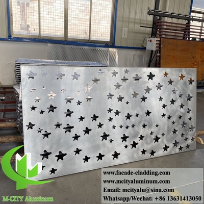 Lasergesneden aluminium bekledingsplaat voor metalen gevels voor buitenversiering van gevels van gebouwen