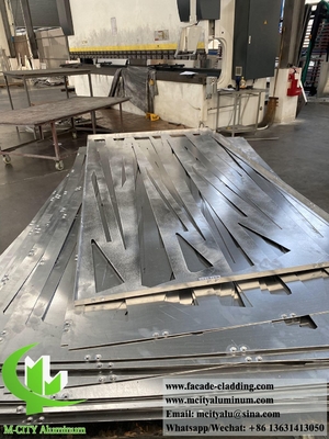 3 mm aluminium plaat met decoratieve patronen voor de decoratie van gevelbekleding van gebouwen
