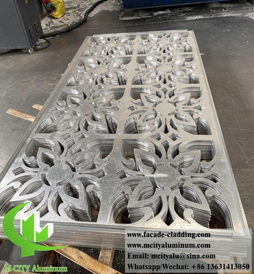 3 mm aluminium plaat met decoratieve patronen voor de decoratie van buitenwandgevels