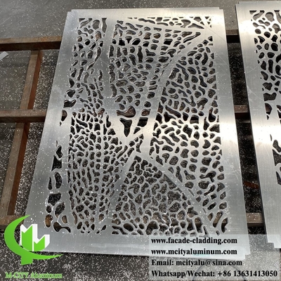 3 mm aluminium plaat met decoratieve patronen voor de decoratie van buitenwandgevels
