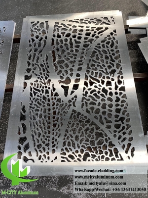 3 mm aluminium plaat met decoratieve patronen voor de decoratie van gevelbekleding van gebouwen