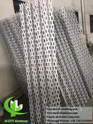 Laser gesneden metalen scherm Aluminiumplaat 3 mm PVDF Metalen wandbekleding Voor gebouw decoratie