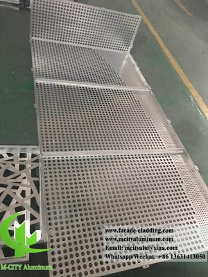 Laser gesneden metalen scherm Aluminiumplaat 3 mm PVDF Metalen wandbekleding Voor gebouw decoratie