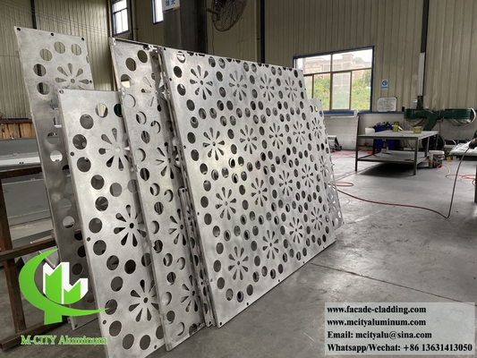 Metalen panelen met lasergesneden patronen, metalen schermpanelen voor gebouwen, voor gevels, voor gordijnen