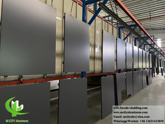 Aluminium wandbekleding metalen gevelplaat voor gebouw decoratie PVDF 15 jaar kleur garantie