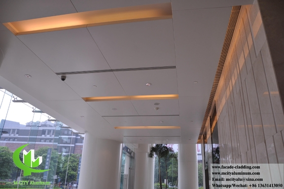 PVDF 3 mm dik metalen bekleding aluminium scherm voor de decoratie van de gebouwwand gevel, bekleding, kolom