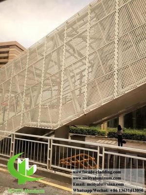 PVDF 3 mm dik metalen bekleding aluminium scherm voor de decoratie van de gebouwwand gevel, bekleding, kolom