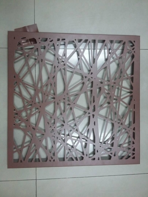Lasergesneden aluminium bekledingsplaten met poedergecoate afwerking van 3 mm dik