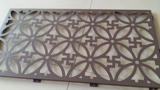 aluminium geperforeerd metaalplaat PVDF wandbekleding voor gebouw gevels dikte 3 mm