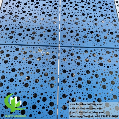 Laser gesneden metalen wandbekleding van massief aluminium gevelpanelen bekledingsysteem