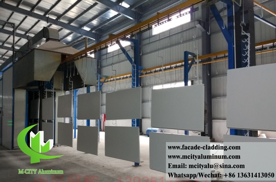 Metalen plafonds Aluminium plafonds voor lobby buiten- en binnenversiering 2 mm dikte