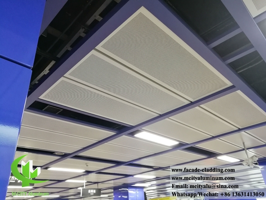 CNC geperforeerd metalen scherm Aluminium panelen voor het bouwen van muur bekleding gevel 3 mm