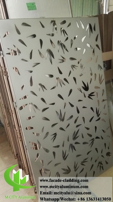 Decoratief metalen scherm Aluminiumplaat Voor privacy scherm hek Muurbekleding Decoratie
