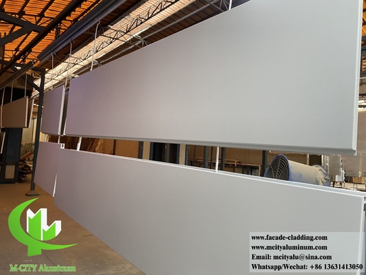 Metalen wandbekleding Aluminium panelen Architectonisch metalen gevelsysteem Waterdicht