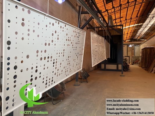 Laser gesneden metalen scherm aluminium gevels massief aluminium plaat met patronen ontwerp