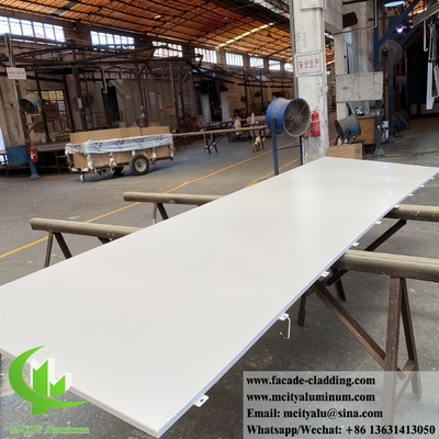 Vast aluminium paneel metalen wandbekleding gevelpaneel 3 mm dik PVDF
