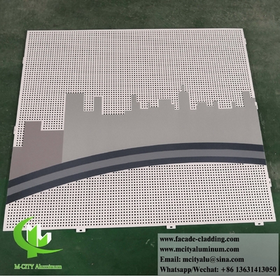Aluminiumplaat Metalen bekledingsplaten Gevelsysteem Brandwerend Roestvrij Buitenversiering