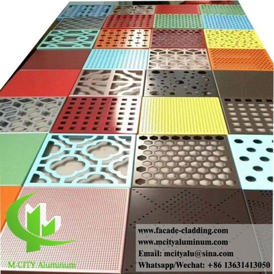 Decoratieve metalen schermen Aluminium panelen voor privacy schermen hek wandbekleding decoratie