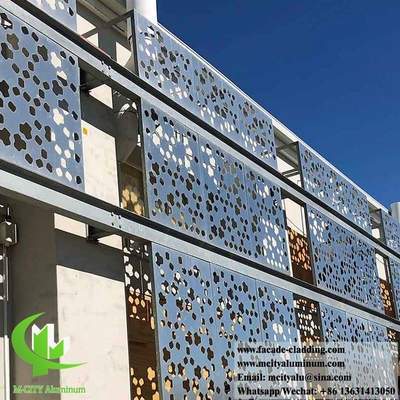 Metalen decoratief paneel Aluminium scherm Metalen gevelsysteem Voor wandbekleding decoratie