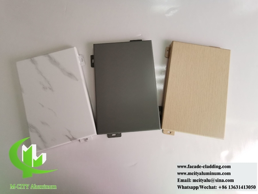 Metalen muurpanelen voor architectuur