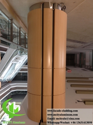 Metalen bekleding voor architectonische kolommen Aluminiumplaat antiroest
