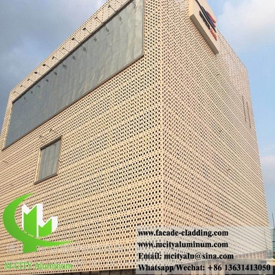 Perforerende aluminium plafond metalen wandbekleding maatkleur