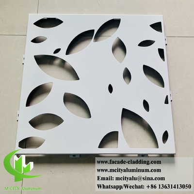 CNC-snijden met laser gesneden metalen tuin schermen Aluminium platen bekleding panelen