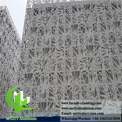 decoratieve bekledingsplaten metalen scherm aluminiumplaat voor gevelsysteem