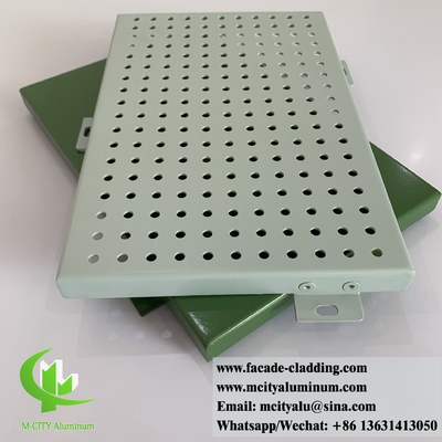 Perforated Metal Screen Panels Aluminium Plafond Voor Gevelsysteem Muurbekleding Op maat