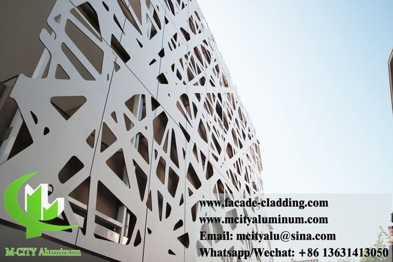 Architektonische decoratieve bekledingsplaten Aluminiumplaat met lasergesneden patroon
